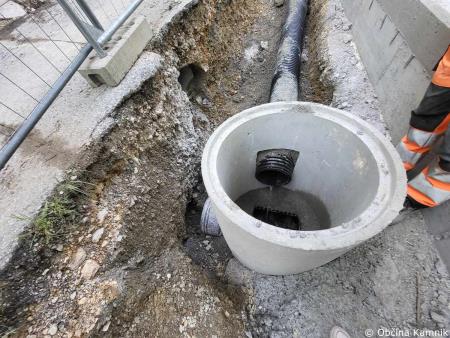 Sanacija plazu pod občinsko cesto Laze–Vrhač (2)